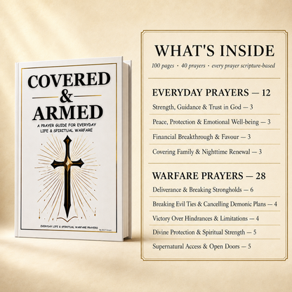 Covered & Armed: The Words To Pray When You Don't Know What To Say